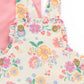 Linen Blend Overall Set - Mexican Floral