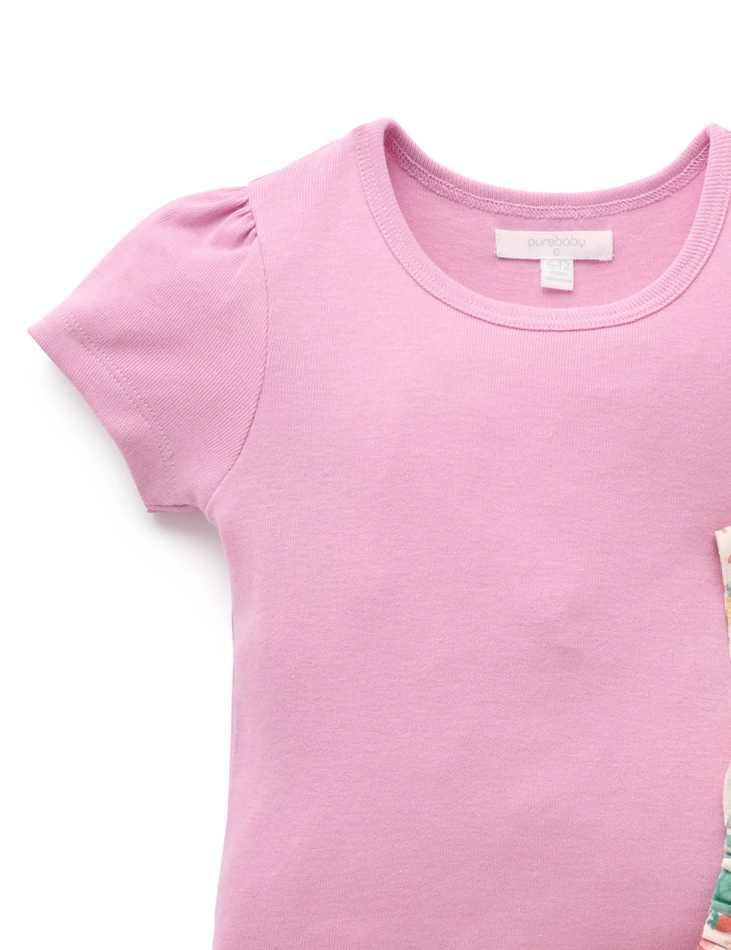 Linen Blend Overall Set - Strawberry Garden Floral