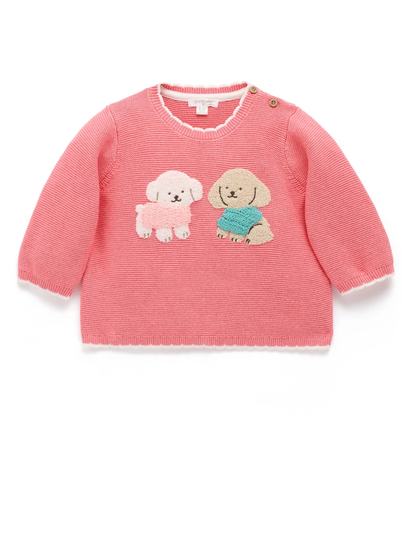 Puppy Jumper - Peach Melange