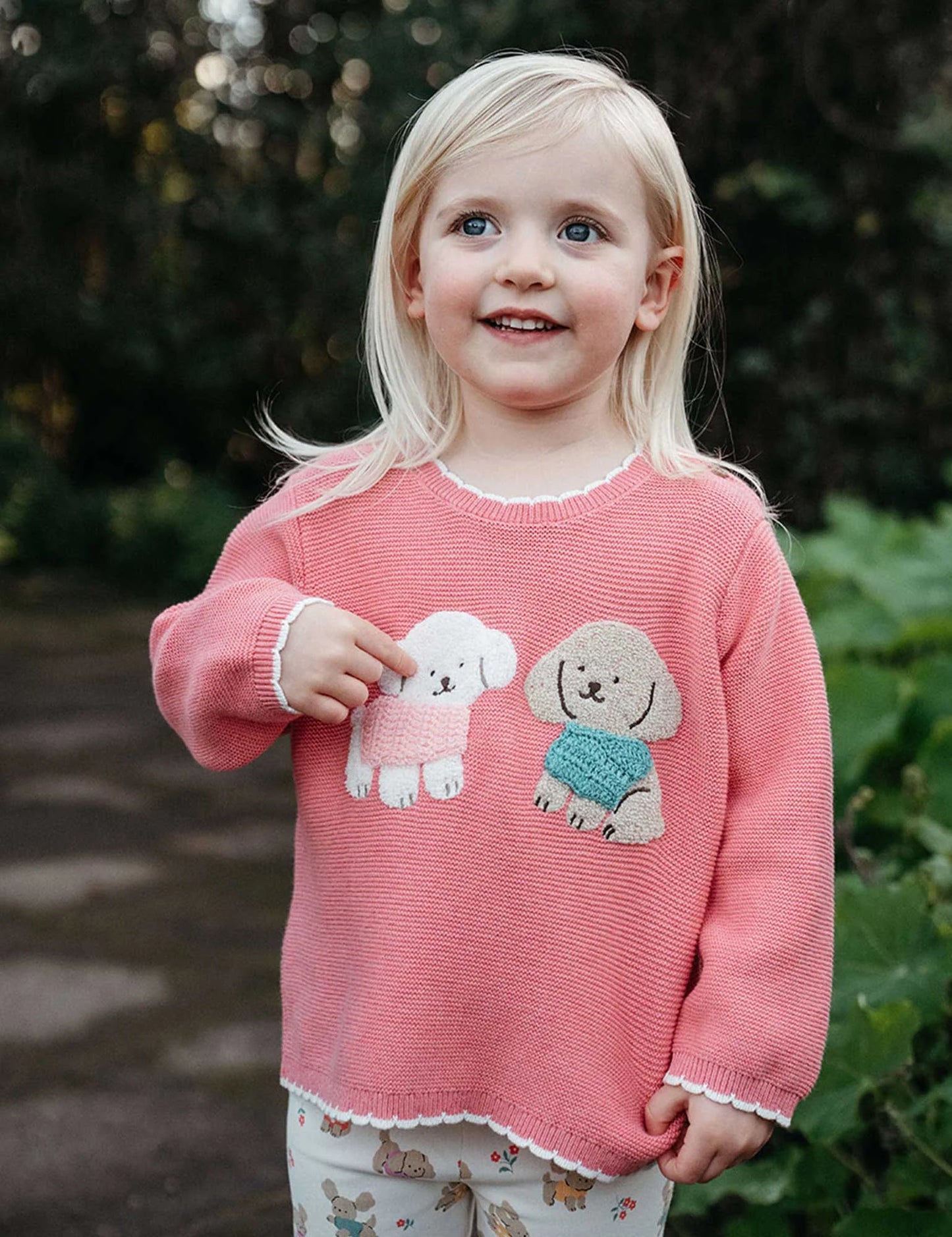 Puppy Jumper - Peach Melange