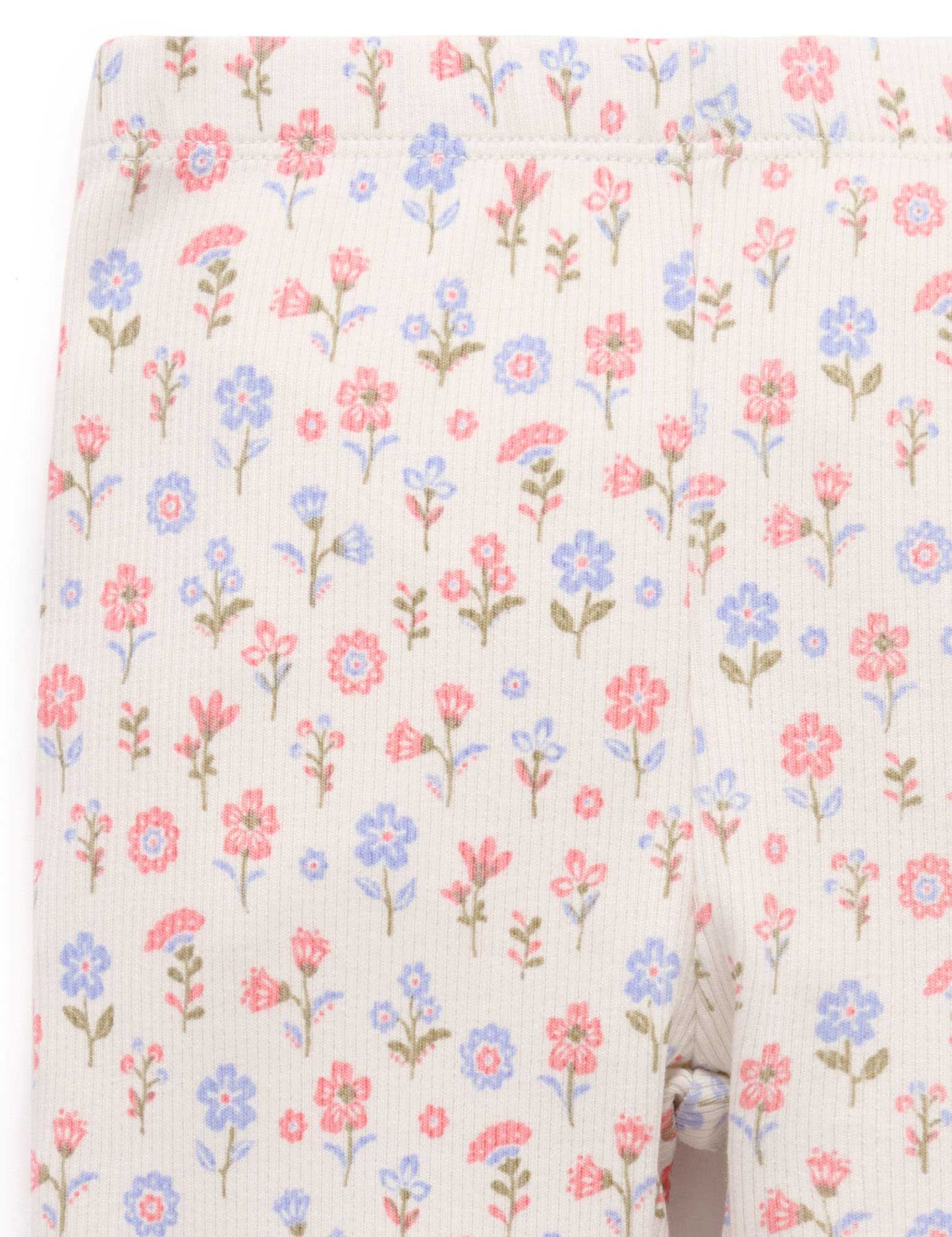 Rib Leggings - Dahlia Print