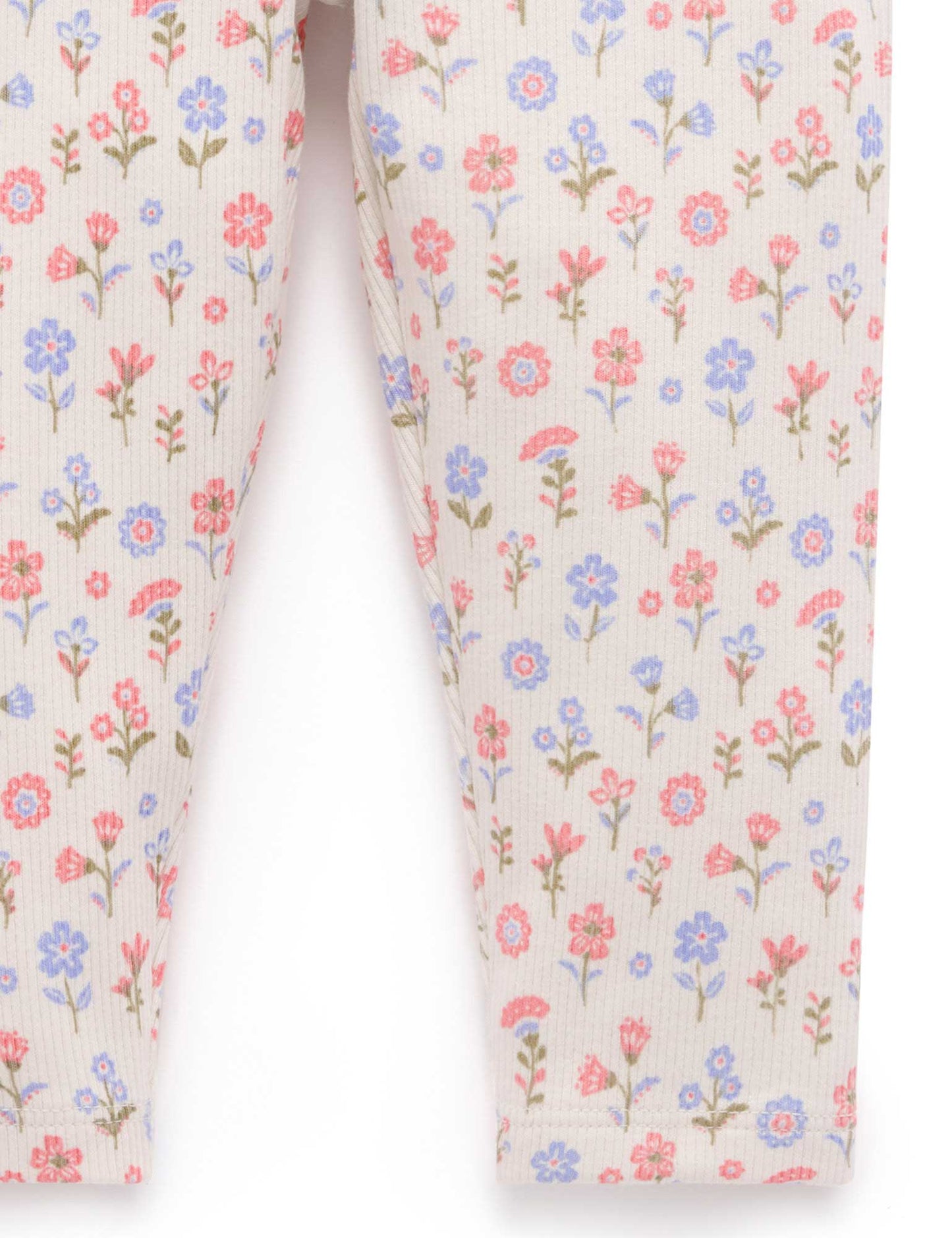 Rib Leggings - Dahlia Print
