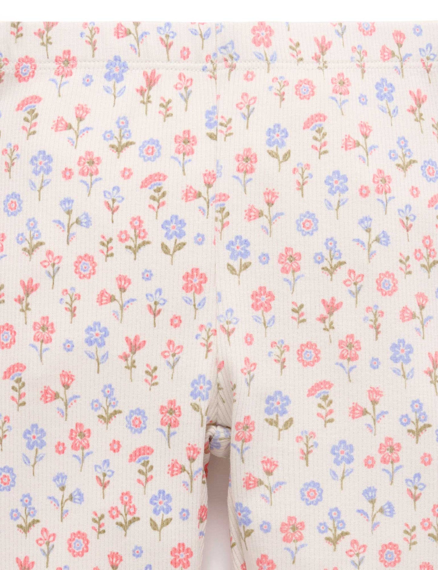 Rib Leggings - Dahlia Print