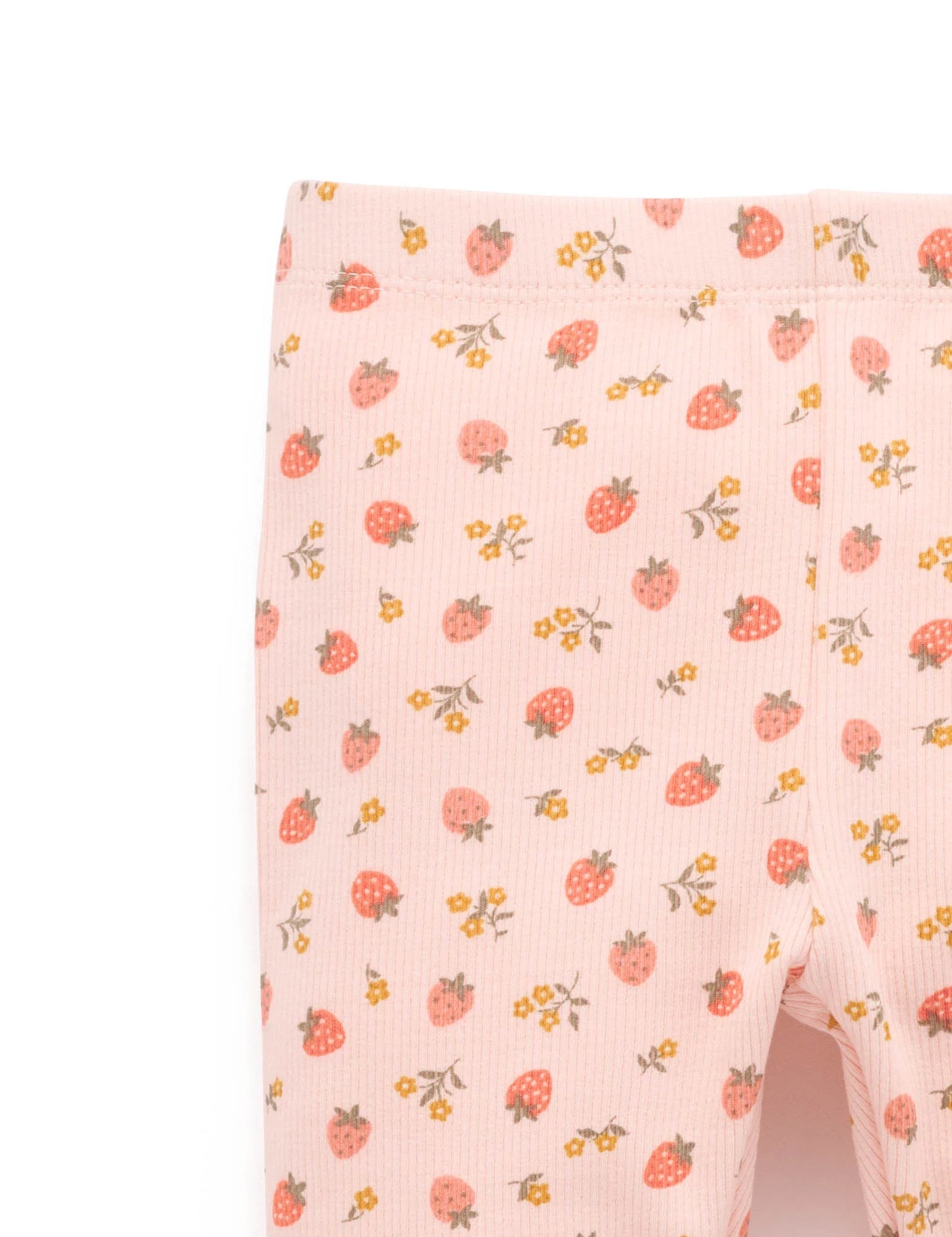Thick Leggings - Strawberry Print