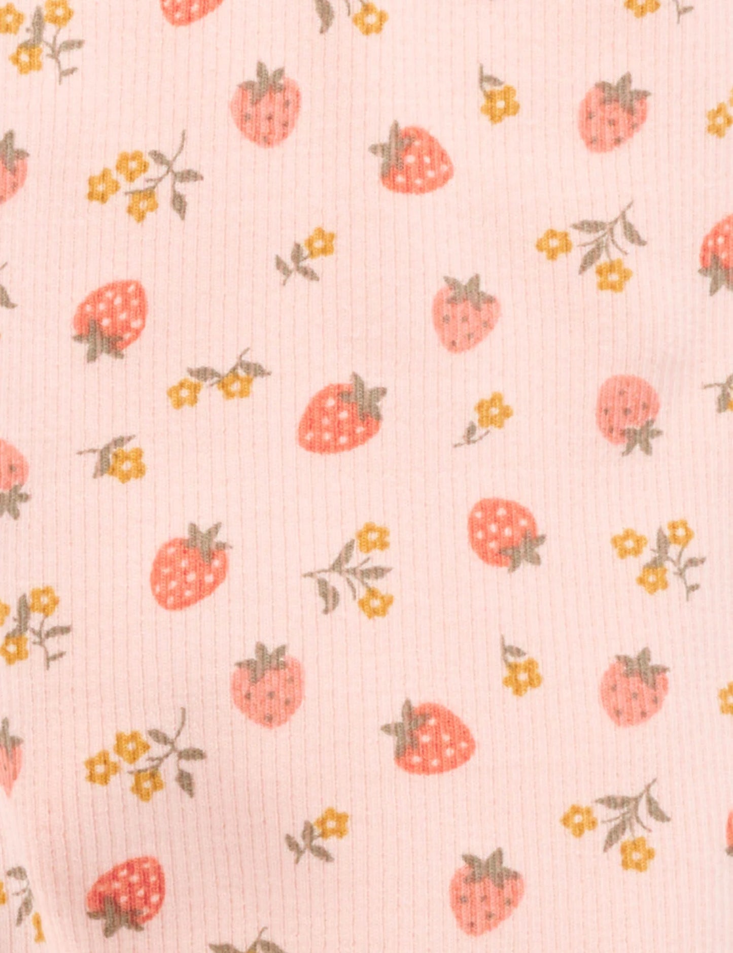 Thick Leggings - Strawberry Print