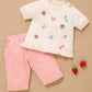 Gingham Baggy Pants - Pomegranate Gingham