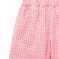 Gingham Baggy Pants - Pomegranate Gingham