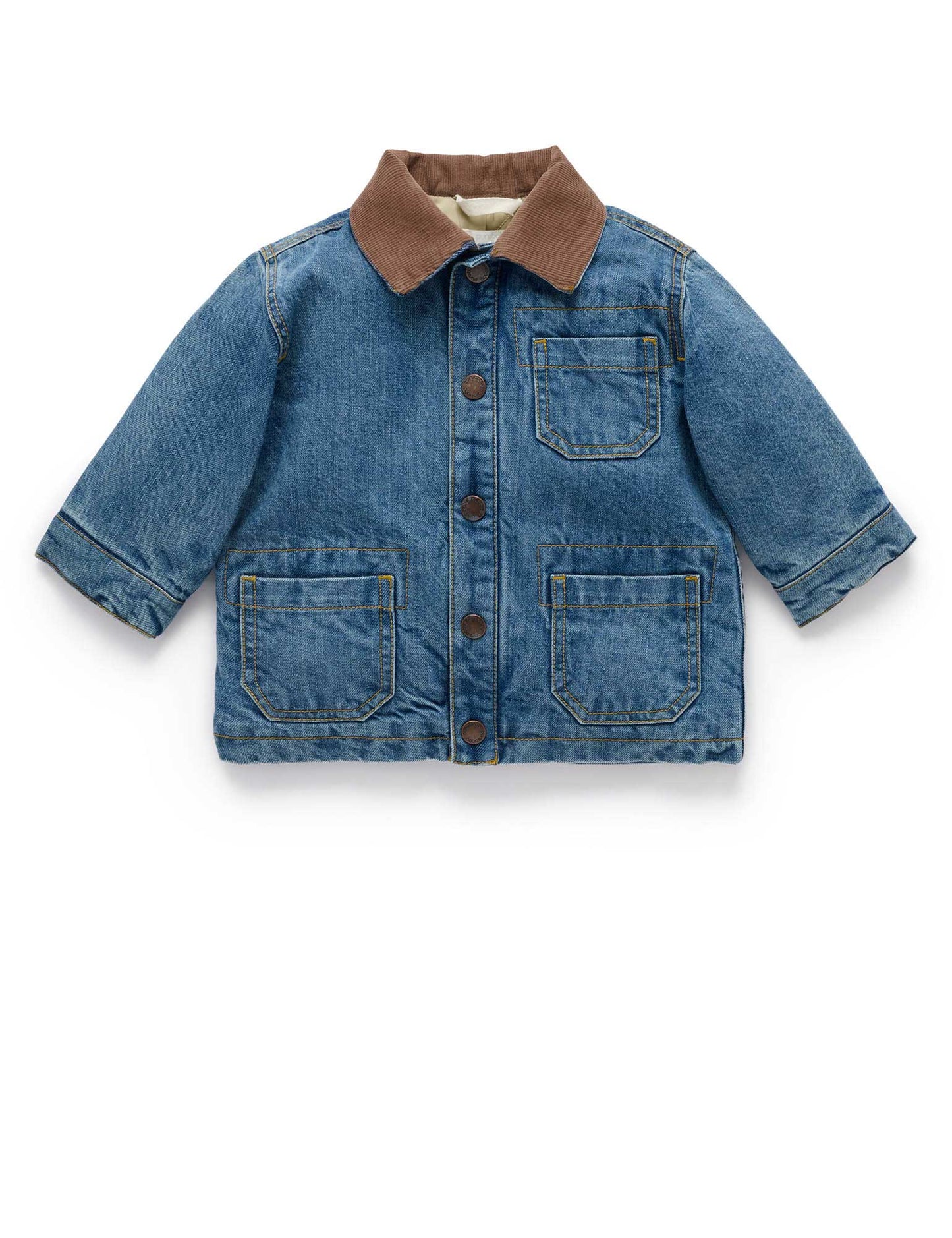 Denim Worker Jacket - Mid Denim