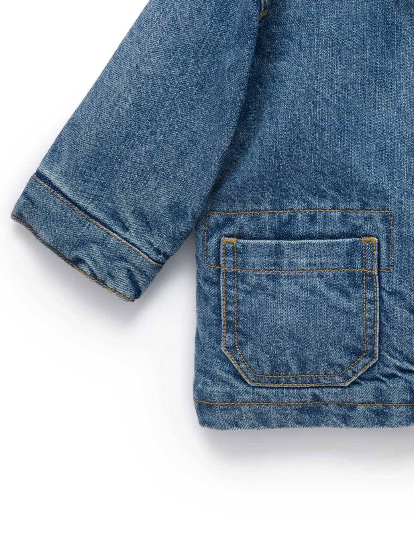 Denim Worker Jacket - Mid Denim