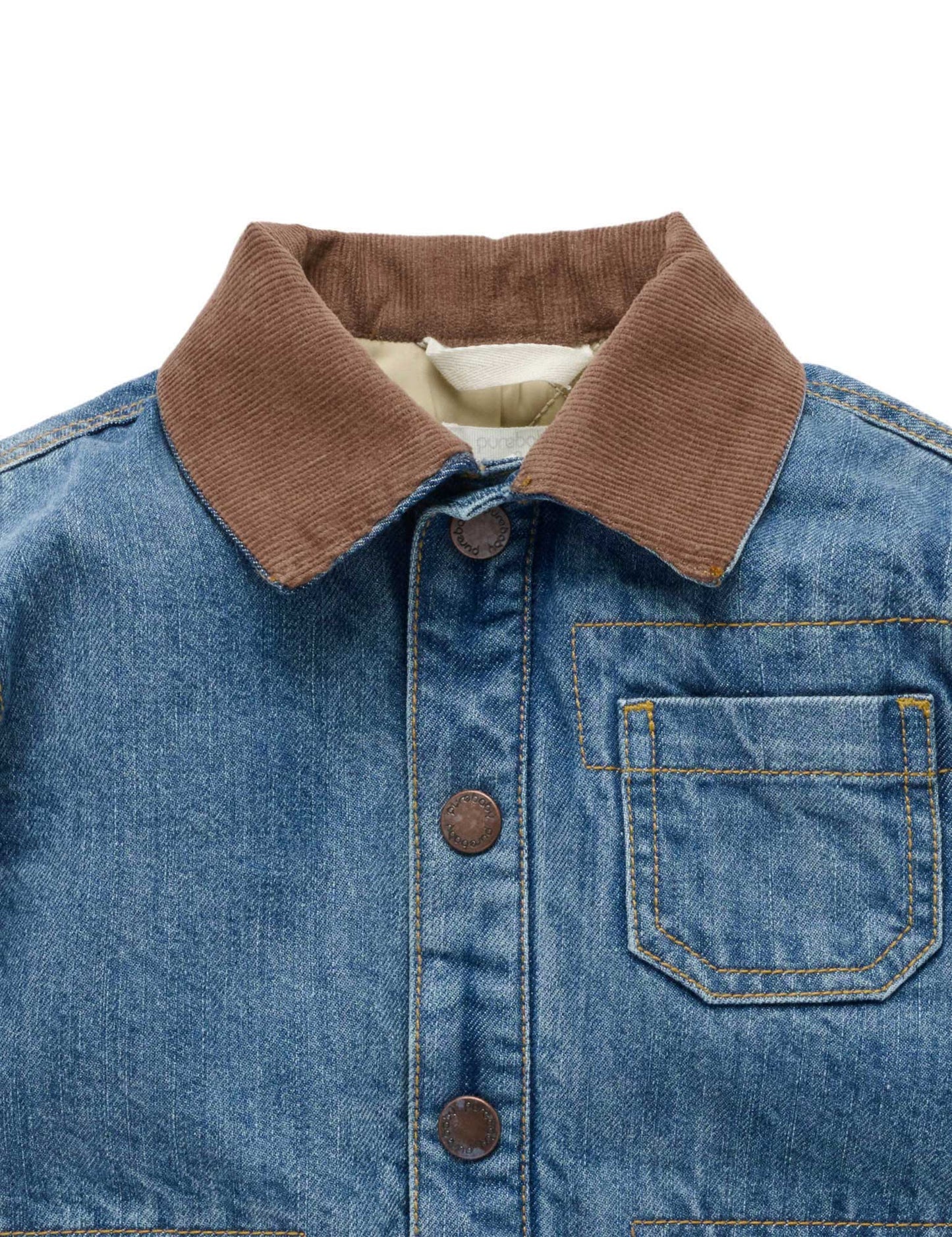 Denim Worker Jacket - Mid Denim