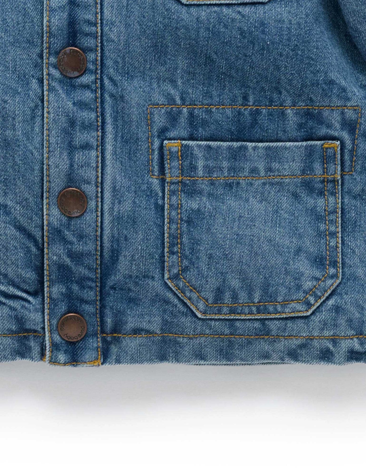 Denim Worker Jacket - Mid Denim