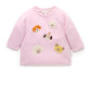 Thick Long Sleeve Puppy Tee - Petunia