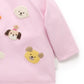 Thick Long Sleeve Puppy Tee - Petunia