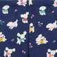 Flared Leggings - Playful Poodle Print