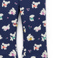 Flared Leggings - Playful Poodle Print