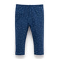 Thick Leggings - French Navy Spot