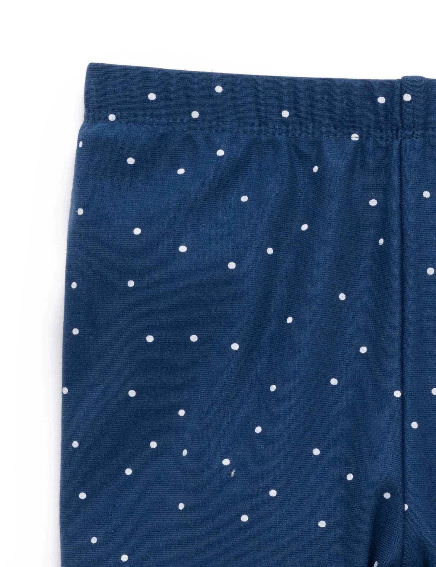 Thick Leggings - French Navy Spot