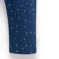 Thick Leggings - French Navy Spot