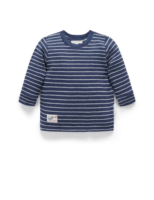 Waffle Top - Midnight Stripe