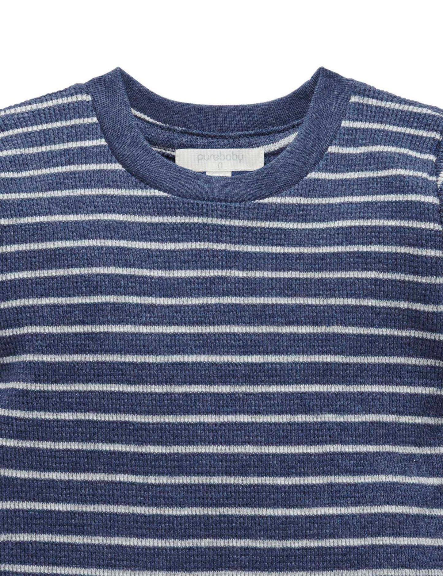 Waffle Top - Midnight Stripe