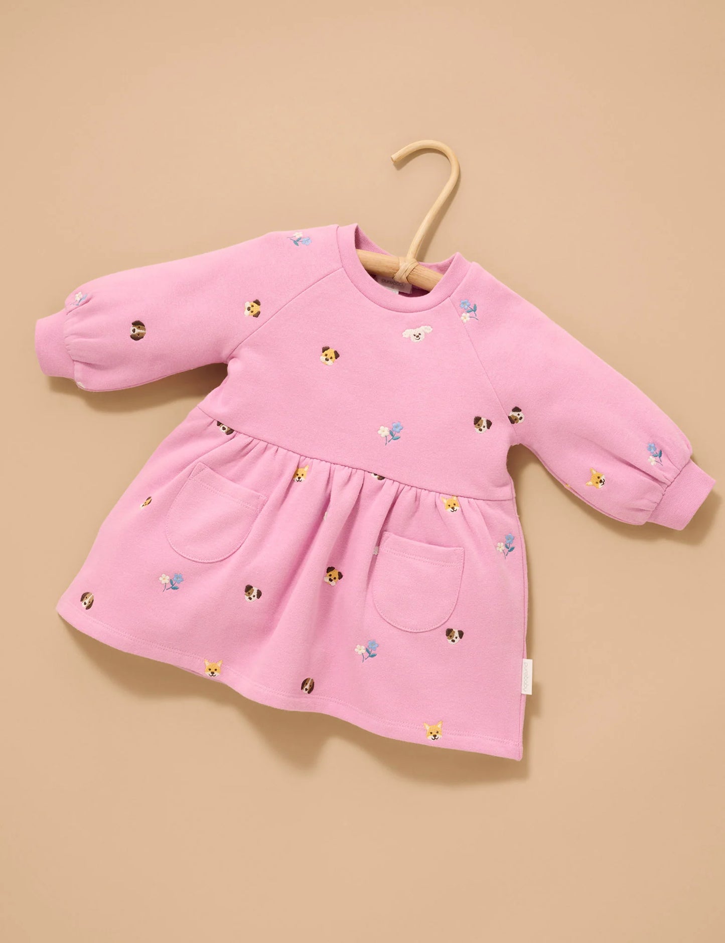 Embroidered Dress - Puppy Broderie