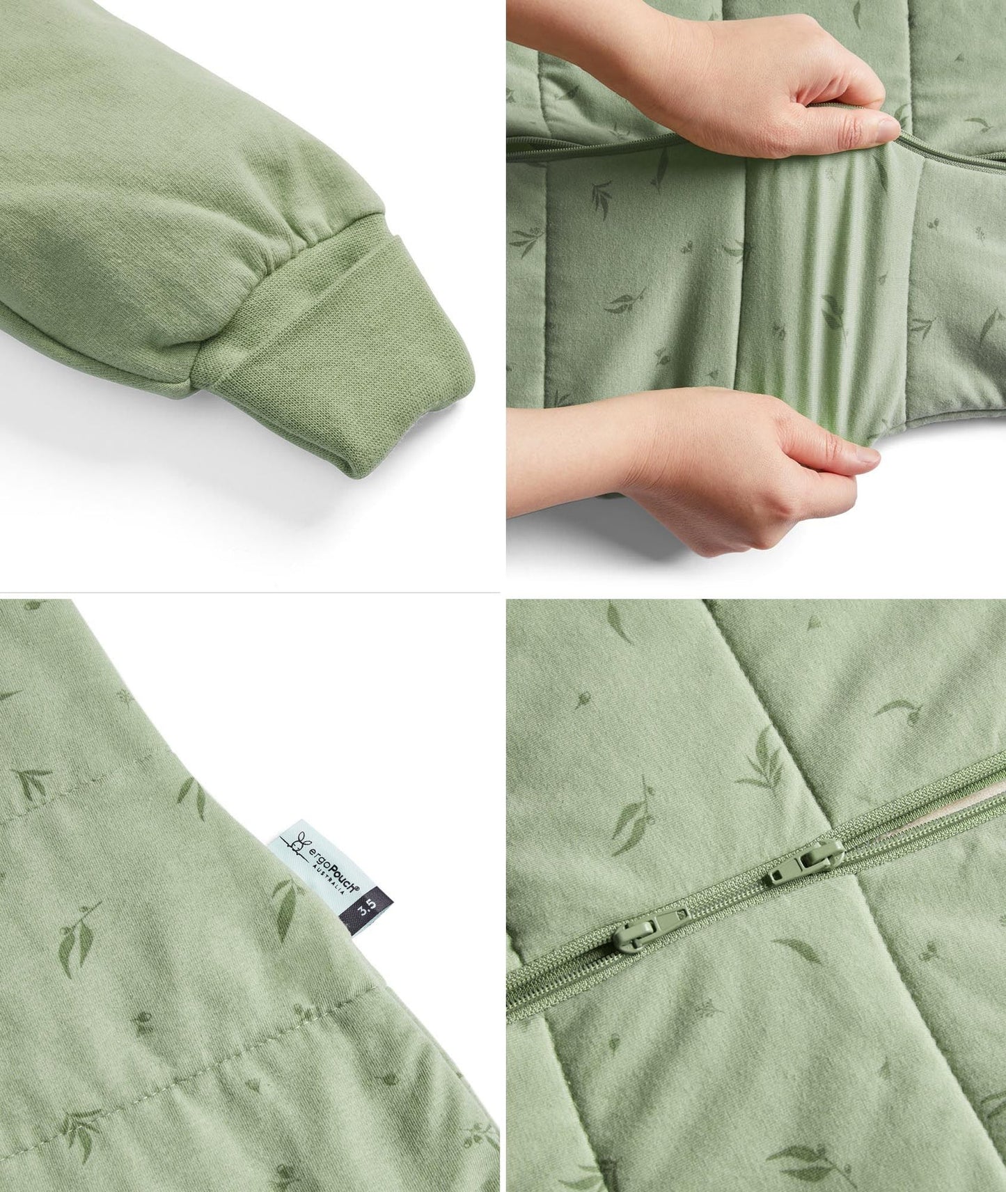 Jersey Sleeping Bag L/Sleeve 3.5 TOG - Oatmeal Marle
