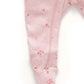 Peony Blossom Zip Growsuit - Pink