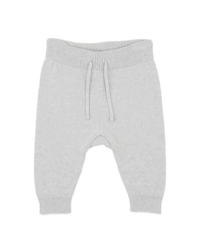 Knitted Pants - Grey Marl