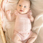 Chelsea Bobble Knit Bodysuit - Pale Pink
