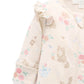 Zip Growsuit - Garden Kitten Print