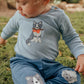 Applique Bodysuit - Blue Sheep Dog