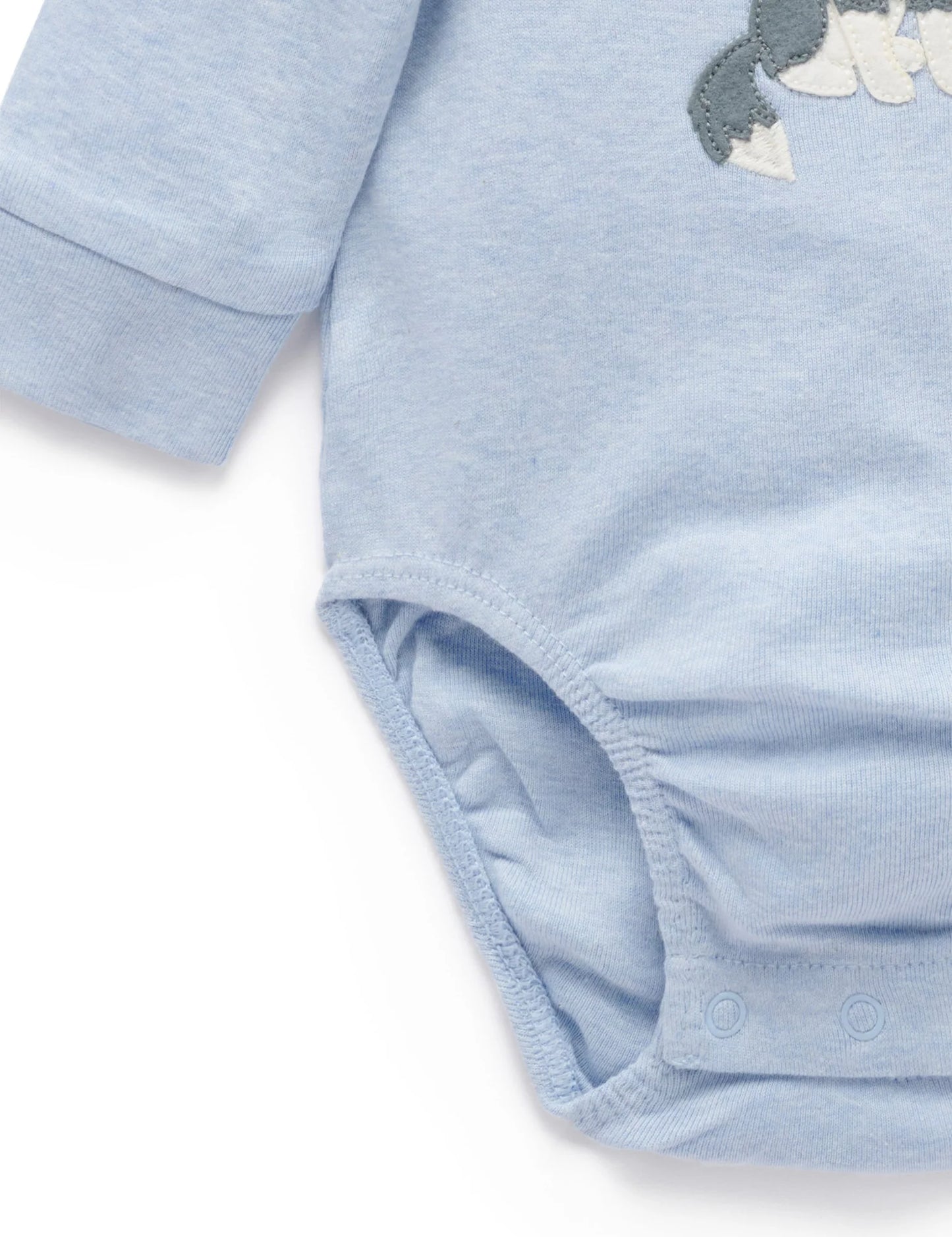 Applique Bodysuit - Blue Sheep Dog