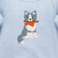 Applique Bodysuit - Blue Sheep Dog