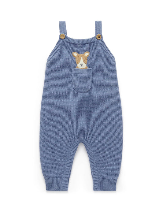 Purebaby Doggy Knitted Overall