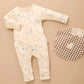 Gingham Bib - Milk Chocolate Gingham