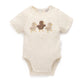 Duck Applique Bodysuit - Wheat Neppy