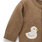 Goose Chenille Cardigan - Milk Chocolate Melangr