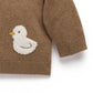 Goose Chenille Cardigan - Milk Chocolate Melangr
