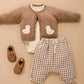 Goose Chenille Cardigan - Milk Chocolate Melangr