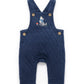 Quilted Overalls - Navy Wolf