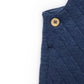 Quilted Overalls - Navy Wolf