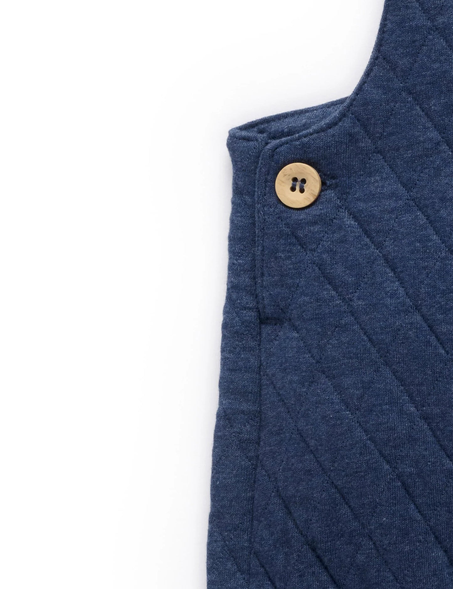 Quilted Overalls - Navy Wolf