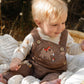 Bear Quilted Overalls