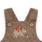 Bear Quilted Overalls