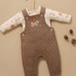 Bear Quilted Overalls