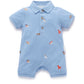 Doggy Polo Growsuit - Doggy Broderie
