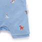 Doggy Polo Growsuit - Doggy Broderie