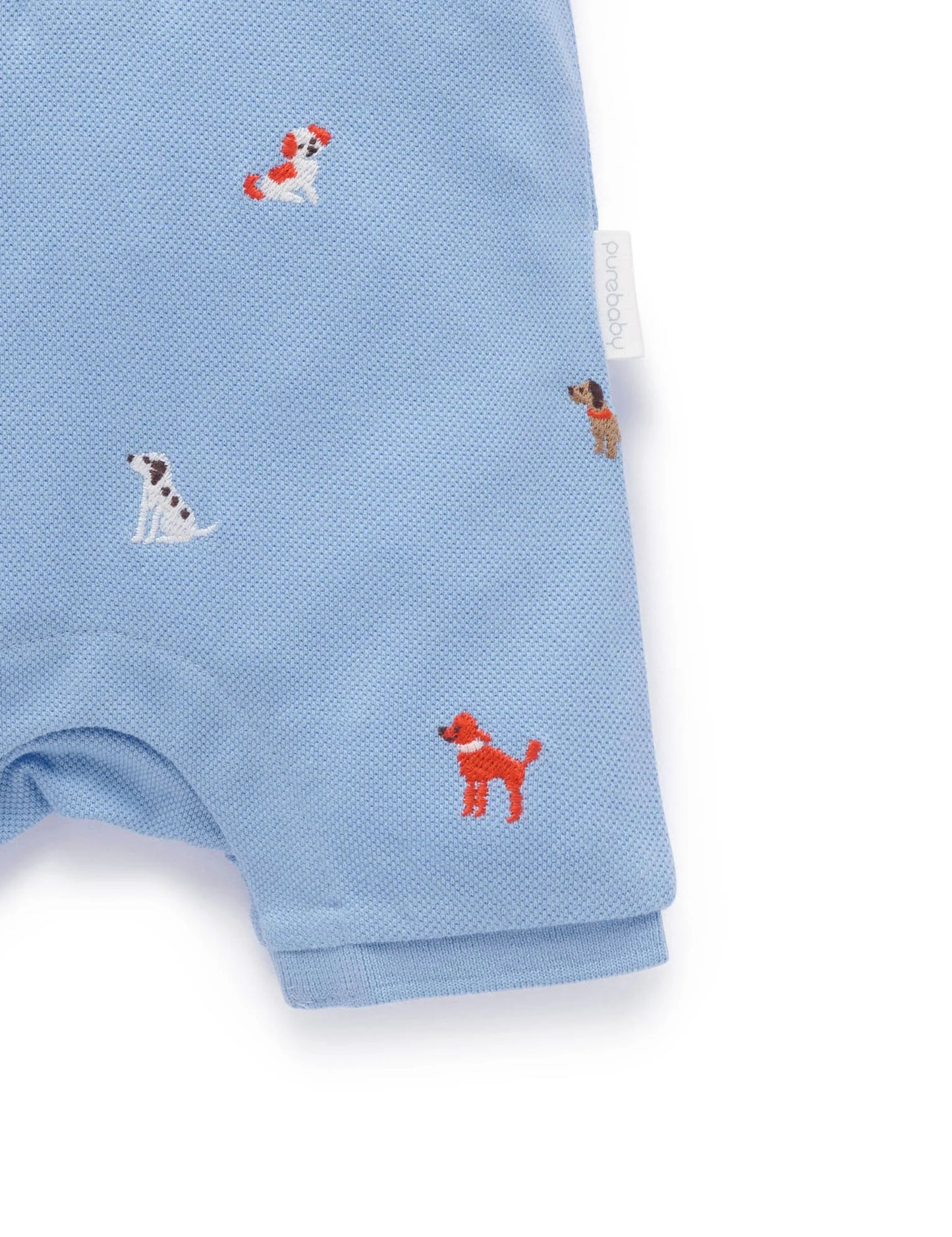 Doggy Polo Growsuit - Doggy Broderie