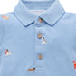 Doggy Polo Growsuit - Doggy Broderie