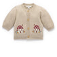 Toadstool Cardigan - Oatmeal Melange